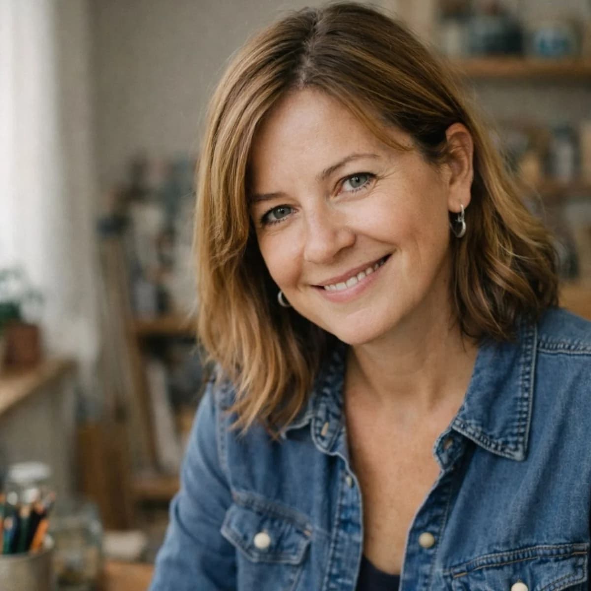 Katie, instructor and creator of The Silver Birds Drawing Workshop
